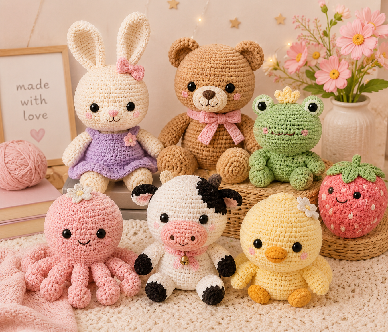 Cute Amigurumi Plushies