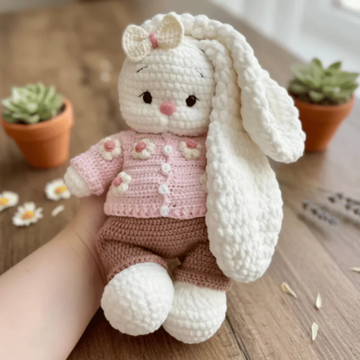Bella Bunny Outfit Amigurumi Crochet Pattern PDF Toy & Clothes Tutorial
