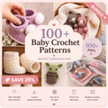 100+ Crochet Baby Patterns Bundle