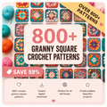 800+ Granny Square Patterns for Creative Crochet Projects